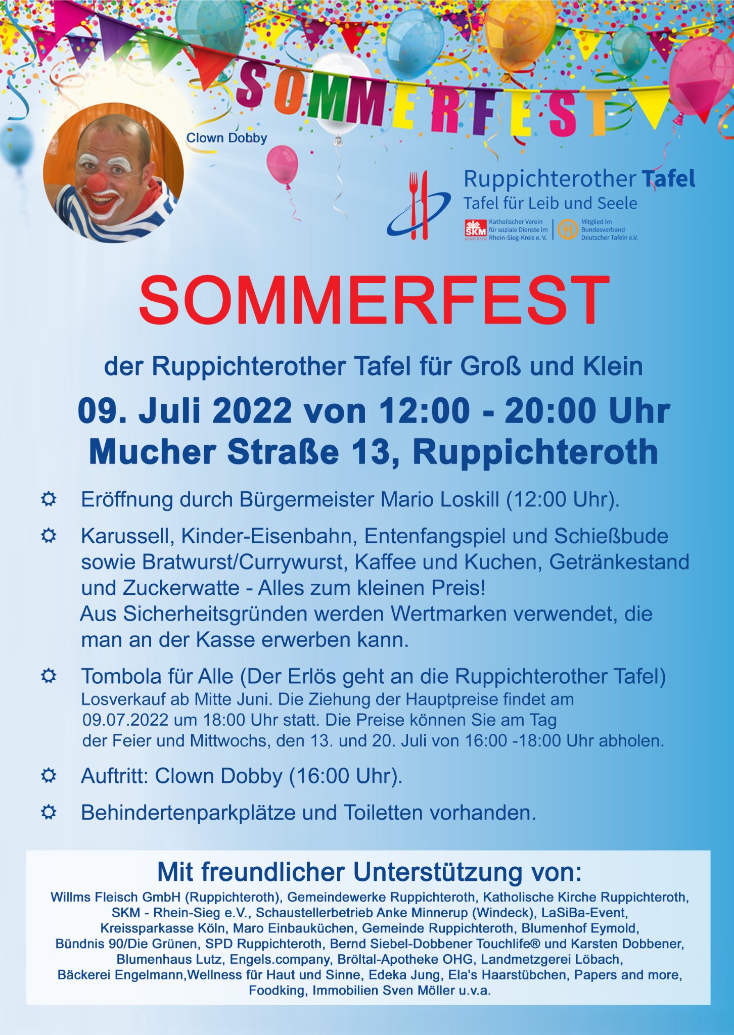 plakat sommerfest